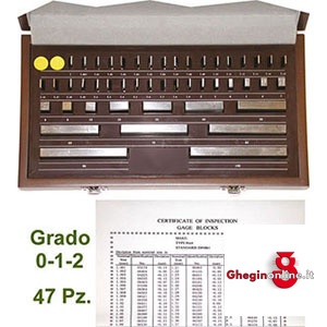 BLOCCHETTI DI RISCONTRO IN ASSORTIMENTO PRECISIONE 0 4340GA ASS.BLOCC.DI RISCONTRO gauges block sets Orig. MIB