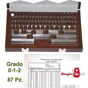 BLOCCHETTI DI RISCONTRO IN ASSORTIMENTO PRECISIONE 0 4341GA ASS.BLOCC.DI RISCONTRO gauges block sets Orig. MIB