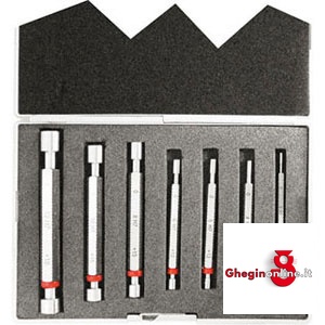 CALIBRI A TAMPONE DIN 2245 - PASSA-NON PASSA IN ASSORTIMENTO 4350GAE ASS. CALIBRI A TAMPONE limit plug gauges in set Orig. MIB