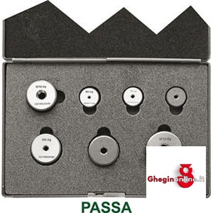 CALIBRI AD ANELLO FILETTATI DIN 13 - PASSA IN ASSORTIMENTO 4350GLD ASS.CALIBRI ANELLO FIL tread ring gauges in set Orig. MIB