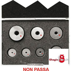 CALIBRI AD ANELLO FILETTATI DIN 13 - NON PASSA IN ASSORTIMENTO 4350GLE ASS.CALIBRI ANELLO FIL tread ring gauges in set Orig. MIB