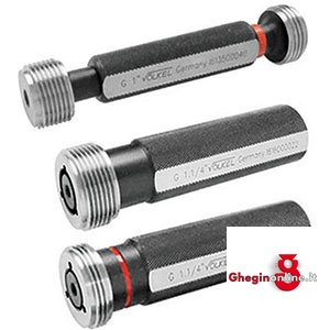 CALIBRI A TAMPONE PER FILETTATURE -PASSA-NON PASSA - GAS 4350LA 2NG CALIBRI A TAMP.X FIL. limit thread gauges Orig. Völkel