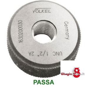 CALIBRI AD ANELLO PER FILETTATURE - PASSA - UNC 4350LM 3/4 CALIBRI ANELLO X FIL. thread ring gauges Orig. Völkel