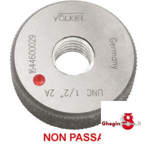 CALIBRI AD ANELLO PER FILETTATURE - NON PASSA - UNC 4350LP 3/4 CALIBRI ANELLO X FIL. thread ring gauges Orig. Völkel