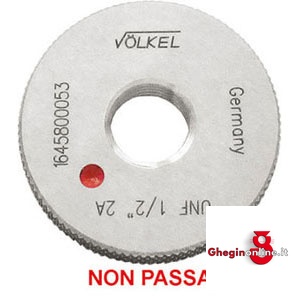 CALIBRI AD ANELLO PER FILETTATURE - NON PASSA - UNF 4350LT 3/4 CALIBRI ANELLO X FIL. thread ring gauges Orig. Völkel
