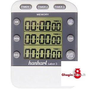 OROLOGI CONTATEMPO ELETTRONICI DIGITALI DA BANCO 4390L OROLOGI CONTATEMPO E-D quartz controlled led stopwatches Prod. SCU - Orig. Hanhart