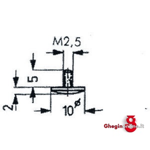 TASTI BOMBATI MM.10 4405GB TASTI BOMBATI mm.10 accessories for dial indicators Prod. SCU - Orig. Käfer