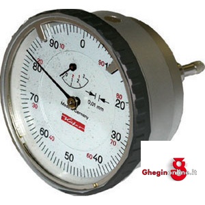 COMPARATORI DI PRECISIONE DIVISIONE 1/100 TIPO CON TASTATORE POSTERIORE 4418G COMPARATORI DI PRECIS. precision dial indicators Prod. SCU - Orig. Käfer