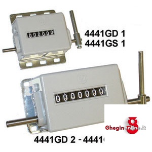 CONTACOLPI PER MACCHINA ADDIZIONA AZZERA CON CHIAVE 4441GS 2 CONTACOLPI x MACCHINA stroke counters Prod. SCU - Orig. IVO