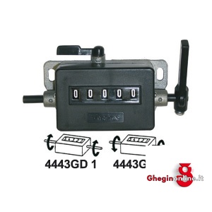 CONTACOLPI PER MACCHINA ADDIZIONA AZZERA CON LEVA SUPERIORE 4443GD 1 CONTACOLPI x MACCHINA stroke counters Prod. SCU