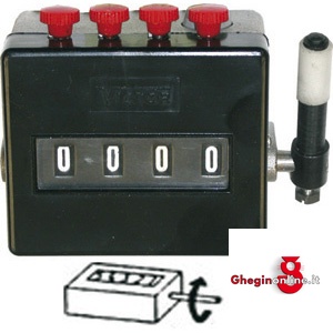 CONTACOLPI A PREDISPOSIZIONE SISTEMA SOTTRAENTE ELETTRICO 4443GT CONTACOLPI A PRESELEZ. stroke counters Prod. SCU