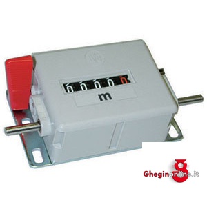 CONTAMETRI PER MACCHINE ROTAZIONE DX-AZZERAMENTO A LEVA 4444GD CONTAMETRI X MACCHINE meter-counters Prod. SCU - Orig. IVO