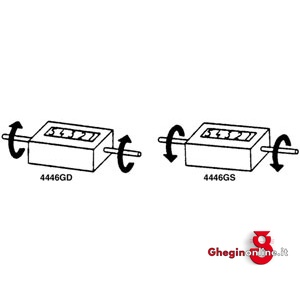 CONTAMETRI PER MACCHINE AZZERAMENTO CON LEVA CON CERNIERA 4446GS CONTAMETRI x MACCHINE meter-counters Prod. SCU - Orig. IVO - immagine 2