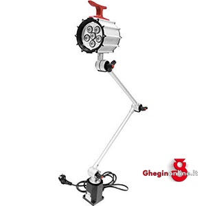 LAMPADE DA LAVORO TIPO PROFESSIONALE/INDUSTRIALE A 3 SNODI CON LUCE A 6 LED 4465T LAMPADE DA LAVORO working lamps Prod. SCU