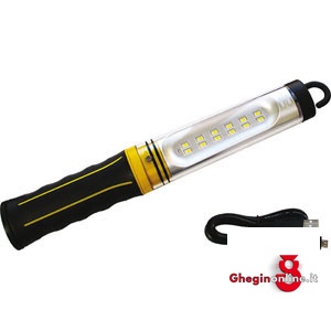 LAMPADE A LED RICARICABILI IN ROBUSTA GOMMA CON IMPUGNATURA ERGONOMICA 4471P LAMPADE A LED RICARIC. led rechargeable cordless lights Prod. SCU