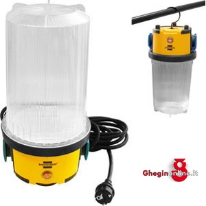 LAMPADE PORTATILI ELETTRICHE TIPO PROFESSIONALE CON GANCIO 4472GCE LAMPADE PORTATILI electric portable lamps Prod. SCU
