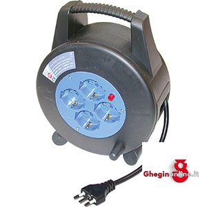 AVVOLGICAVI TIPO ECONOMICO A CASSETTA CORRENTE 250 V 4473GC AVVOLGICAVI cable drums Prod. SCU