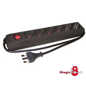 PRESE MULTIPLE TIPO A CIABATTA 4473G 10 PRESE MULTIPLE power sockets Prod. SCU