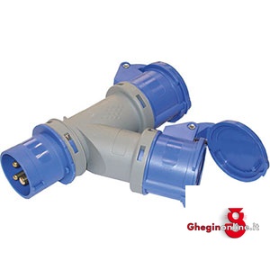 SPINE E PRESE INDUSTRIALI 4474GTG DISTRIBUTORI A 2 PRESE industrial plugs and outlets Prod. SCU