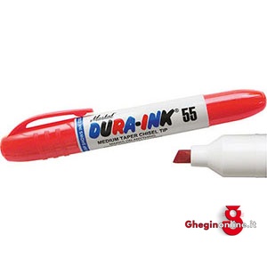 MARCATORI TIPO INDELEBILE CON PUNTA A SCALPELLO MEDIA (ROSSO) 4476 5P MARCATORI (ROSSO) industrial markers Prod. SCU