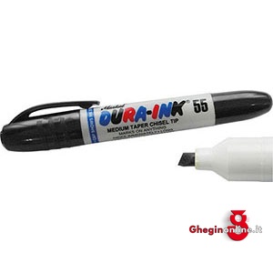 MARCATORI TIPO INDELEBILE CON PUNTA A SCALPELLO MEDIA (NERO) 4476 5V MARCATORI (NERO) industrial markers Prod. SCU