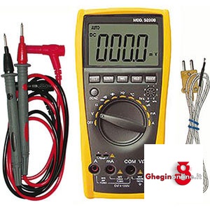 MULTIMETRI TIPO ELETTRONICO DIGITALE CON COPPIA DI PUNTALI E SONDA TERMOCOPPIA 4480G MULTIMETRI multimeters Prod. SCU