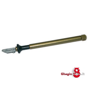 TAGLIAVETRI AD OLIO DA TAGLIO TIPO A TESTINA DI TAGLIO STRETTA,GIREVOLE 4494G TAGLIAVETRI oil glass cutters Prod. SCU - Orig. Silberschnitt