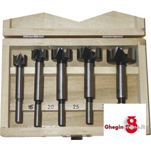 SERIE DI 5 MECCHIE TIPO FORSTNER 4511GE MECCHIE FORSTNER IN SR universal Forstner bits Prod. SCU