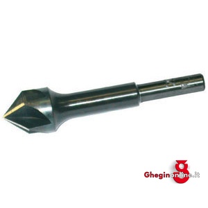 FRESE PER SVASARE LEGNO IN ACCIAIO AL WOLFRAMIO INCLINAZIONE 90° A PIÙ TAGLIENTI 4531G 30 FRESE x SVASARE LEGNO flaring wood cutters, with PVC-handle Prod. SCU