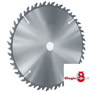 SEGHE CIRCOLARI CON DENTI RIPORTATI IN HARTMETALL PER USO CON MACCHINE STATICHE TAGLI LONGITUDINALI E TRASVERSALI 4848G 400 SEGHE CIRC. TAGLI L-T carbide-tipped circular saws Prod. SCU
