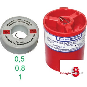 FILI IN ACCIAIO INOSSIDABILE PER SIGILLARE 485GL 1.3 FILI IN INOX inox wires Prod. SCU