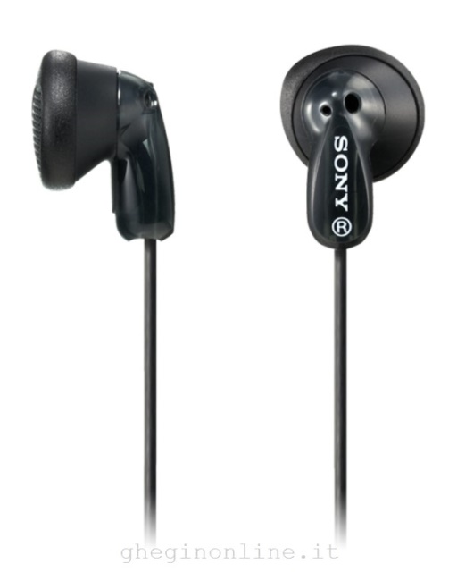 Auricolari filo Auricolari filo Sony MDRE9LPB AE Clear Sound Black (ord.min.1.00 unità)