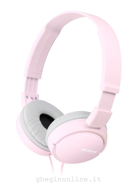 Cuffie filo Cuffie filo Sony MDRZX110P AE SERIE ZX Pieghevole Rosa (ord.min.1.00 unità)