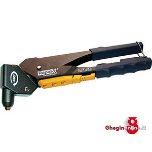 PINZE RIVETTATRICI PER RIVETTI IN ALLUMINIO DA Ø MM 3,2 - 4 - 4,8. 499E PINZE RIVETTATRICI hand-riveters Prod. SCU - Rapid