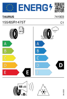 Pneumatici Auto Invernali TAURUS 601 155/65 R14 75 T - immagine 3