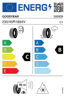 Pneumatici Auto Invernali GOODYEAR UG-PE3 235/45 R18 94 V - immagine 5