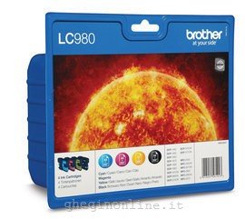 Set cartucce stampante Set cartucce stampante Brother LC980VALBP Multipack (ord.min.1.00 unità)
