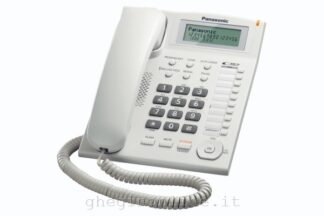 Telefono fisso Telefono fisso Panasonic KX TS880EXW Business Bianco (ord.min.1.00 unità)