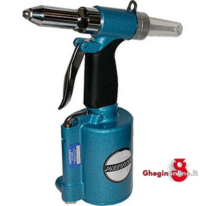 RIVETTATRICI OLEO-PNEUMATICHE PER RIVETTI IN ALLUMINIO FINO Ø MM 4,8 504G RIVETTATRICI PNEUMAT. hydropneumatic-riveters Prod. Pneutec