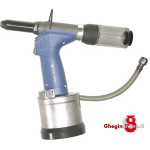 RIVETTATRICI OLEO-PNEUMATICHE PER RIVETTI IN ALLUMINIO FINO Ø MM 4,8 IN RAME,ACCIAIO,INOX FINO Ø MM 4 504GC RIVETTATR.OLEOPNEUMAT. hydropneumatic-riveters Prod. SCU