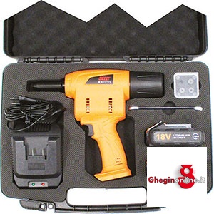 RIVETTATRICI A BATTERIA PER RIVETTI IN ALLUMINIO, RAME,ACCIAIO,INOX FINO Ø MM 3/3,2 - 4 - 4,8 507 RIVETTATRICI-BATTERIA battery riveters Prod. SCU