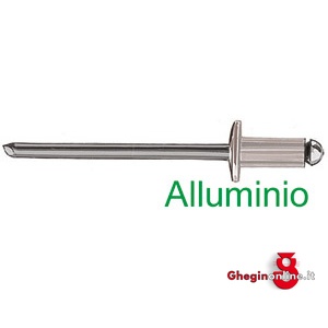 RIVETTI (CF. 1000 PZ) IN ALLUMINIO, GAMBO IN ACCIAIO 511 6 14 RIVETTI (cf. 250 pz) rivets Prod. SCU