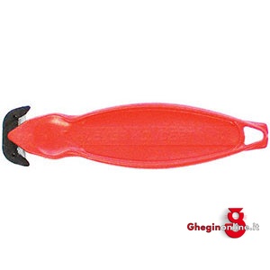 COLTELLI UNIVERSALI DI MASSIMA SICUREZZA CON LAMA FISSA LUNGH. TOTALE MM 145 5233DE COLTELLI MAX.SICUREZZA max. safety knives Prod. SCU