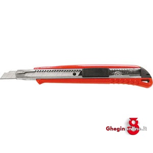 COLTELLI UNIVERSALI CON LAME A SETTORI CON AVANZAMENTO/RIENTRO A PULSANTE - IN METALLO 5233EV COLTELLI UNIVERS. universal knives Prod. SCU
