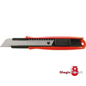 COLTELLI UNIVERSALI CON LAME A SETTORI CON AVANZAMENTO/RIENTRO A PULSANTE TIPO ECONOMICO 5233GB COLTELLI UNIVERS. T.P. universal knives Prod. SCU