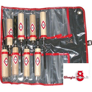8 SGORBIE PER INTAGLIO IN SERIE 5234GL SGORBIExINTAG.IN SERIE sculptor's gouges sets Prod. SCU