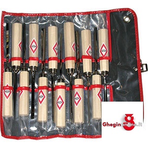 12 SGORBIE PER INTAGLIO IN SERIE 5234GP SGORBIExINTAG.IN SERIE sculptor's gouges sets Prod. SCU