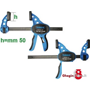 SERRAGIUNTI RAPIDI A CREMAGLIERA FORZA MAX 150 KG 5241G 600 SERRAGIUNTI RAPIDI one hand bar clamps Prod. SCU
