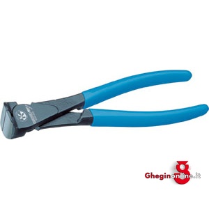 TRONCHESI FRONTALI TESTA LACCATA NERA IMPUGNATURE PLASTIFICATE 567G TRONCHESI FRONTALI front cutting nippers Orig. Gedore