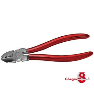 TRONCHESI LATERALI TESTA LUCIDA IMPUGNATURE PLASTIFICATE 569GA 180 TRONCHESI LATERALI diagonal cutters Prod. SCU